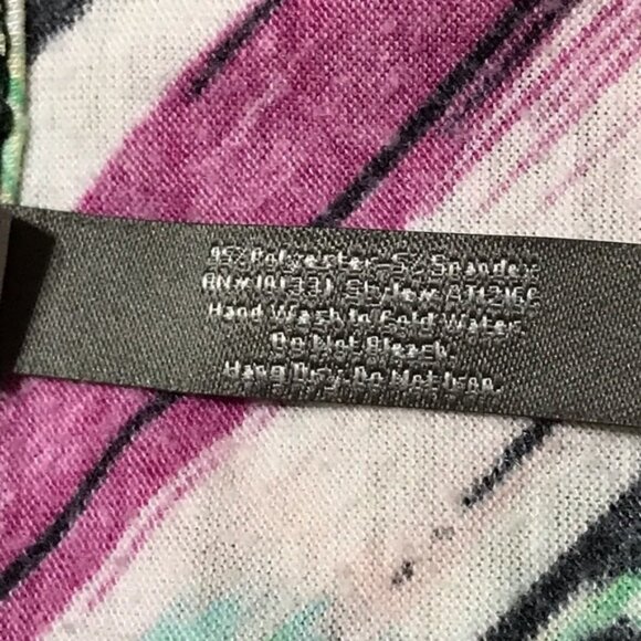 Charlotte Russe Crop Tank Top Blouse Size Small 4 - 6 95% Polyester 5% Spandex - Picture 8 of 11